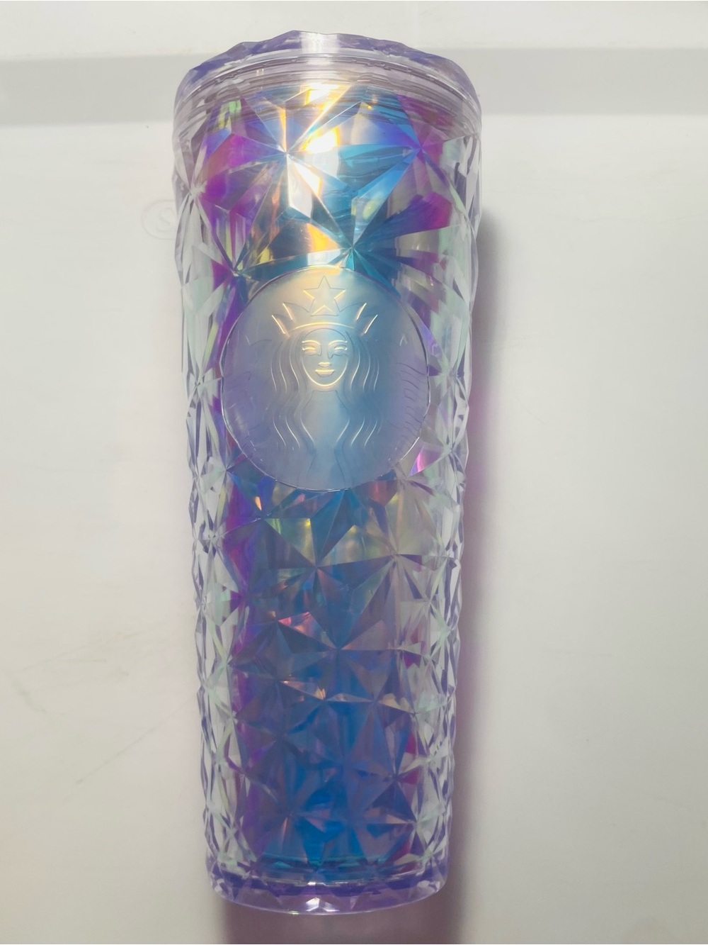 Starbucks 2023 Holiday Clear Diamond Prism Venti Tumbler